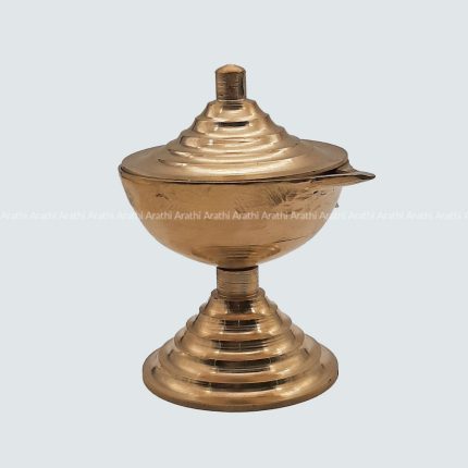 Stand Lamp Large (Coil Brass)